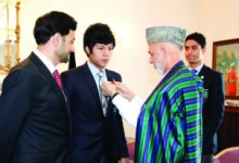 تقدیر کرزی از کاروان ورزشی افغانستان  در المپیک لندن