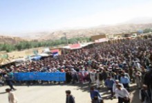 بامیانی‎ها با راه‎پیمایی گسترده بر ضد طالبان: کسانی‎که در حادثۀ جلریز مقصر اند، محاکمه شوند