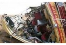 در رویداد مرگ‏بار ترافیکی در بادغیس:  ۳۳ تن کشته و ۱۳ تن دیگر زخمی شدند