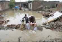 طغیان دو رودخانه در بدخشان ۵۰۰ منزل مسکونی را ویران کرد
