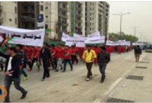 تظاهرات بزرگ به حمایت از کمیتۀ ملی المپیک و فدراسیون فوتبال افغانستان