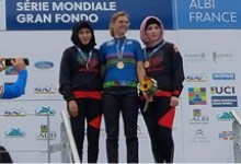 معصومه علی‌زاده نایب قهرمان رقابت‌های بایسکل‌سواری فرانسه شد