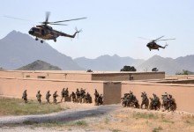 رخ‌نمایی نیروهای امنیتی در جنگ با طالبان