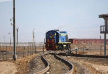افتتاح خطِ قطار چین- افغانستان