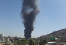 آتش‌سوزی مهیب در مرکز کابل