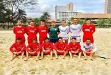 نخستین رقابت فوتبال ساحلی آسیا افغانستان در برابر مالیزیا