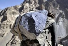 طالبان دوهزار نفر برای استخراج معدن لاجورد بدخشان استخدام کرده‌اند